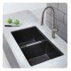 Kraus KGU-434B 32 1/2" Double Bowl Undermount Granite Composite Rectangular Kitchen Sink