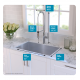 Kraus KHU100-32-1650-41 32" Single Bowl Undermount Stainless Steel Kitchen Sink with Pull-Down Kitchen Faucet and Soap Dispenser