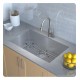 Kraus KHU100-32-2620-41SS 32" Single Bowl Undermount Stainless Steel Kitchen Sink with Pull-Down Kitchen Faucet and Soap Dispenser