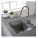 Kraus KHU101-23 23" Single Bowl Undermount Stainless Steel Rectangular Kitchen Sink