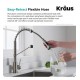 Kraus KHU103-33-1610-53 Standart Pro 32 3/4" Double Bowl Undermount Kitchen Sink with Commercial Pull-Down Kitchen Faucet