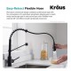 Kraus KHU103-33-1610-53 Standart Pro 32 3/4" Double Bowl Undermount Kitchen Sink with Commercial Pull-Down Kitchen Faucet