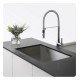 Kraus KHU29 Pax 28 1/2" Single Bowl Undermount Stainless Steel Rectangular Kitchen Sink