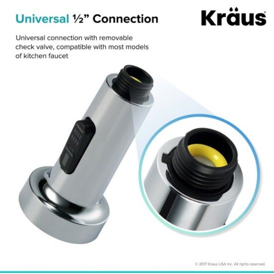 Kraus KST-1BLACK Heat-Resistant 100% Food-Safe Silicone Non-Slip Trivet in Black