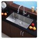Kraus KBG-100-32 29 5/8" Stainless Steel Bottom Sink Grid with Protective Anti-Scratch Bumpers for KHU100-32 Kitchen Sink