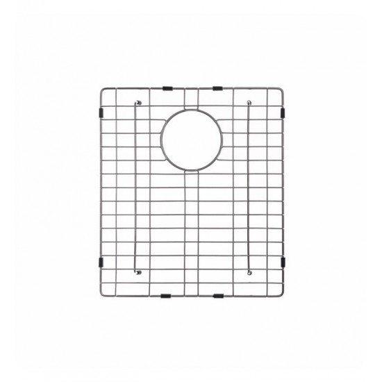 Kraus KBG-102-33 14 1/2" Stainless Steel Bottom Sink Grid with Protective Anti-Scratch Bumpers for KHU102-33 Kitchen Sink