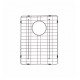 Kraus KBG-103-33-2 12 5/8" Stainless Steel Bottom Sink Grid with Protective Anti-Scratch Bumpers for Right Bowl Kitchen Sink