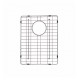 Kraus KBG-103-33-2 12 5/8" Stainless Steel Bottom Sink Grid with Protective Anti-Scratch Bumpers for Right Bowl Kitchen Sink