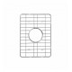 Kraus KBG-123-32-2 10 5/8" Stainless Steel Bottom Sink Grid with Protective Anti-Scratch Bumpers for Right Bowl Kitchen Sink