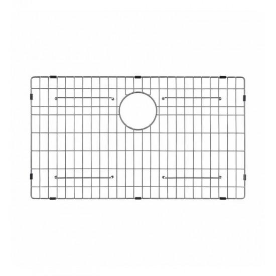 Kraus KBG-200-33 29 3/4" Stainless Steel Bottom Sink Grid with Protective Anti-Scratch Bumpers for KHF200-33 Kitchen Sink