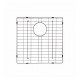 Kraus KBG-203-33-1 17 1/8" Stainless Steel Bottom Sink Grid with Protective Anti-Scratch Bumpers for Left Bowl Kitchen Sink