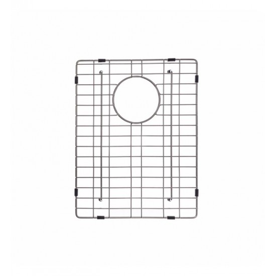 Kraus KBG-203-33-2 11 1/4" Stainless Steel Bottom Sink Grid with Protective Anti-Scratch Bumpers for Right Bowl Kitchen Sink