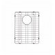 Kraus KBG-203-33-2 11 1/4" Stainless Steel Bottom Sink Grid with Protective Anti-Scratch Bumpers for Right Bowl Kitchen Sink