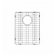 Kraus KBG-203-33-2 11 1/4" Stainless Steel Bottom Sink Grid with Protective Anti-Scratch Bumpers for Right Bowl Kitchen Sink