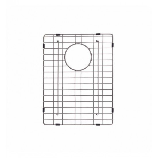 Kraus KBG-203-36-2 12 5/8" Stainless Steel Bottom Sink Grid with Protective Anti-Scratch Bumpers for Right Bowl Kitchen Sink