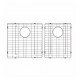 Kraus KBG-203-36-2 12 5/8" Stainless Steel Bottom Sink Grid with Protective Anti-Scratch Bumpers for Right Bowl Kitchen Sink