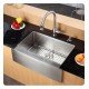 Kraus KHF200-33 32 7/8" Single Bowl Farmhouse/Apron Front Stainless Steel Rectangular Kitchen Sink