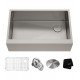 Kraus KHF410-33 Standart Pro 32 7/8" Single Bowl Undermount Stainless Steel Rectangular Kitchen Sink