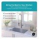 Kraus KHU100-30 30" Single Bowl Undermount Stainless Steel Rectangular Kitchen Sink