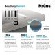 Kraus KHU100-32 32" Single Bowl Undermount Stainless Steel Rectangular Kitchen Sink