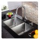 Kraus KHU103-33 32 3/4" Double Bowl Undermount Stainless Steel Rectangular Kitchen Sink