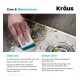 Kraus KHU110-27 Standart Pro 27" Single Bowl Undermount Stainless Steel Rectangular Kitchen Sink