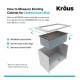 Kraus KHU110-27 Standart Pro 27" Single Bowl Undermount Stainless Steel Rectangular Kitchen Sink