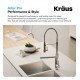 Kraus KPF-1603 Artec Pro 24 3/4" Single Handle Deck Mounted Pull-Down Kitchen Faucet