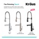 Kraus KPF-1603 Artec Pro 24 3/4" Single Handle Deck Mounted Pull-Down Kitchen Faucet