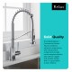 Kraus KPF-1610 Bolden 10 3/4" Commercial Style Single Handle Deck Mounted Pull-Down Kitchen Faucet