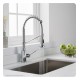 Kraus KPF-1610 Bolden 10 3/4" Commercial Style Single Handle Deck Mounted Pull-Down Kitchen Faucet