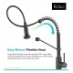 Kraus KPF-1610 Bolden 10 3/4" Commercial Style Single Handle Deck Mounted Pull-Down Kitchen Faucet