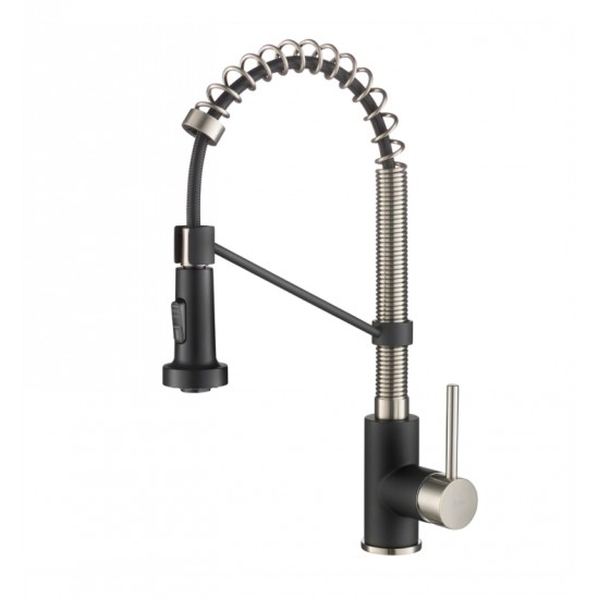 Kraus KPF-1610 Bolden 10 3/4" Commercial Style Single Handle Deck Mounted Pull-Down Kitchen Faucet