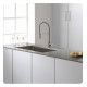 Kraus KPF-1612 Commercial-Style Single-Handle Kitchen Faucet with Pull Down Three-Function Sprayer