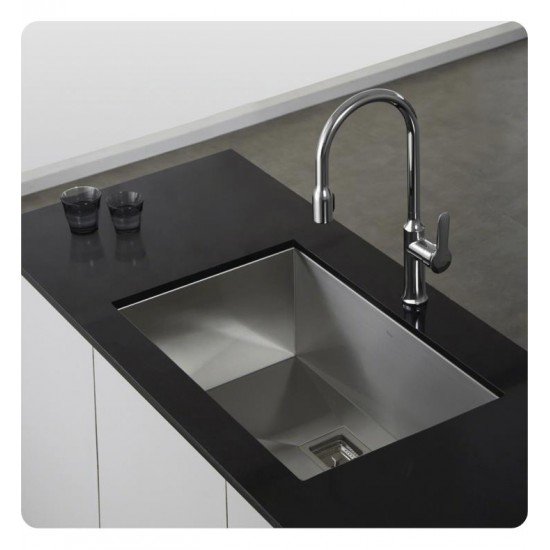 Kraus KPF-1660CH Nola 8 1/8" Single Handle Deck Mounted Concealed Pull-Down Kitchen Faucet