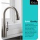 Kraus KPF-1670 Esina™ Single Handle Pull Down Kitchen Faucet with Dual Function Sprayhead in all-Brite™