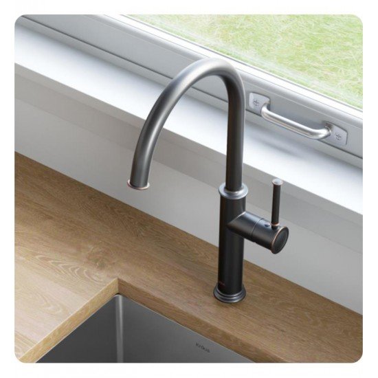 Kraus KPF-1681 Sellette 9 3/4" Single Handle Deck Mount Bar Kitchen Faucet