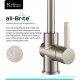 Kraus KPF-1690SFS Britt™ Single Handle Commercial Kitchen Faucet with Dual Function Sprayhead in all-Brite™ Spot Free Stainless Steel Finish