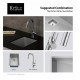 Kraus KPF-2600 Mateo 7" Single Handle Deck Mounted Bar/Prep Kitchen Faucet