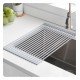 Kraus KRM-10 20 1/2" Multipurpose Roll-Up Dish Drying Rack for Kitchen Sink