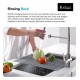 Kraus KRM-10 20 1/2" Multipurpose Roll-Up Dish Drying Rack for Kitchen Sink