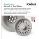 Kraus PST1 4 1/2" Kitchen Sink Strainer