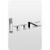Toto Soirée® Deck-Mount Bath Faucet with Lever Handles, Hand Shower and Diverter Trim