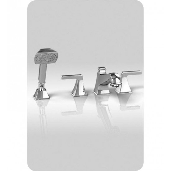 TOTO TB221S Connelly™ Four-Hole Roman Tub Filler with Handshower