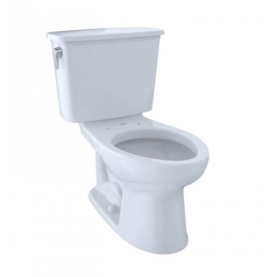 TOTO CST744ELN Eco Drake Two-Piece Elongated Toilet with 1.28 GPF Single Flush