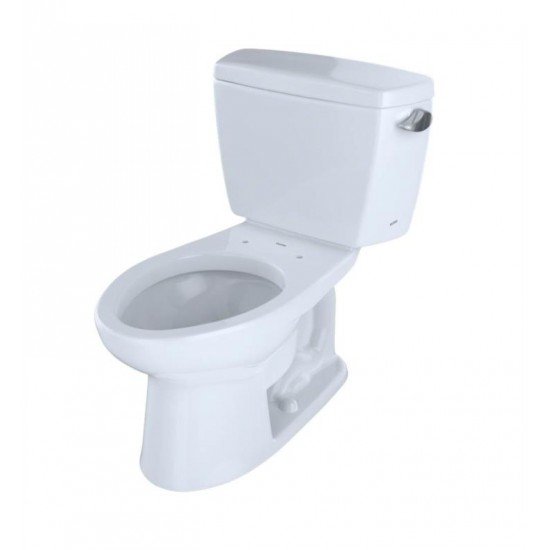 TOTO CST744ER Eco Drake Two-Piece Elongated Toilet with 1.28 GPF Single Flush and Right Hand Trip Lever
