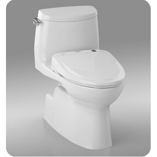TOTO MW614574CUFG#01 Carlyle II 1G One-Piece Elongated Bowl with 1.0 GPF Single Flush and S300e Connect+ Washlet