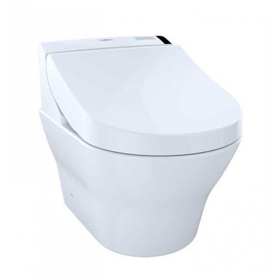 TOTO CWT4372047MFG-3#01 MH Wall-Hung One-Piece D-Shape Connect+ Toilet, Universal Height with 1.28 GPF & 0.9 GPF Dual Flush