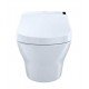 TOTO CWT4372047MFG-4#01 MH Wall-Hung One-Piece D-Shape Connect+ Toilet, Universal Height with 1.28 GPF & 0.9 GPF Dual Flush