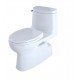 TOTO MS614114CUF Carlyle II 1G One-Piece Elongated Front Bowl with SoftClose Seat and 1.0 GPF Single Flush